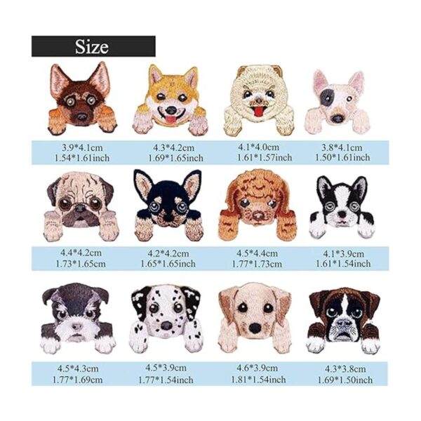 Lindos parches para perros para ropa varios parches_2