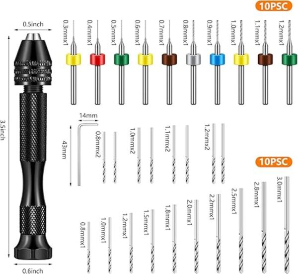 Juego de brocas eléctricas de mano para molde de fundición