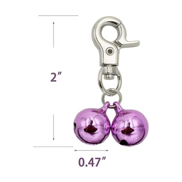 KITTAIL Campanas para collares de perro Paquete de 2