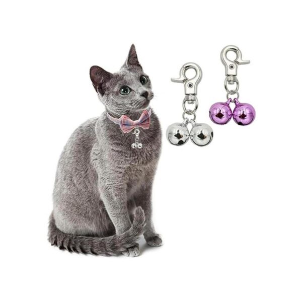 KITTAIL Campanas para collares de perro Paquete de 2