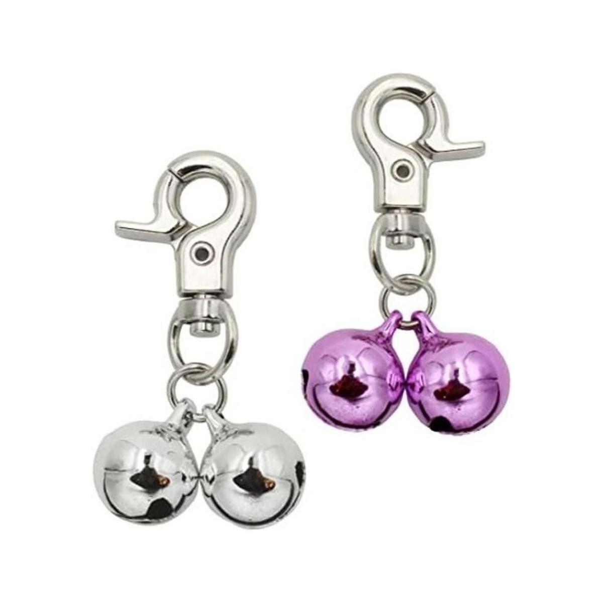 KITTAIL Campanas para collares de perro Paquete de 2