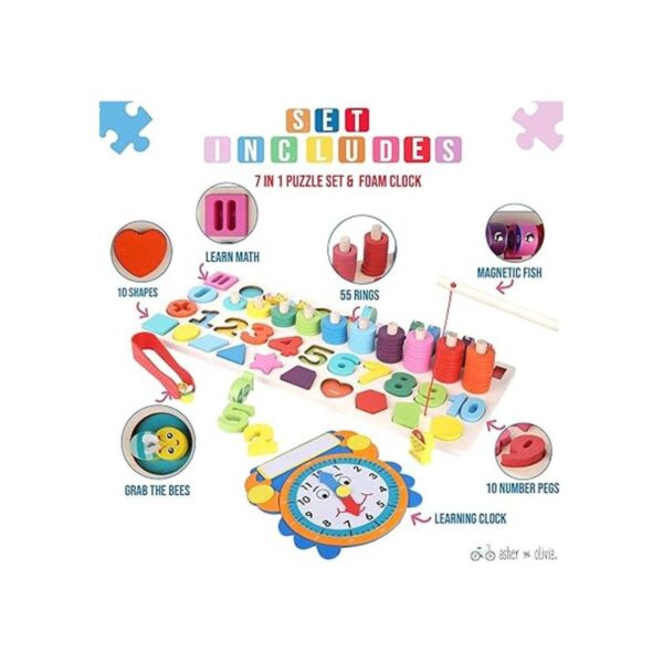Juego de rompecabezas Montessori 71 Juego de_2