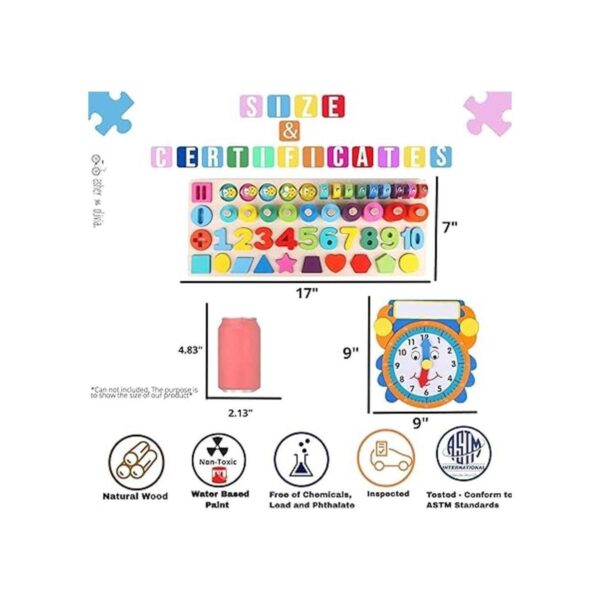 Juego de rompecabezas Montessori 71 Juego de_3
