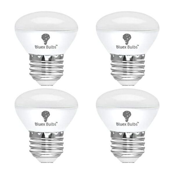Paquete de 4 bombillas LED R14 de 4 W base E26 mini_1