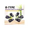 Swpeet Juego de 60 clips de nailon de plástico tipo R_4