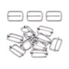 Swpeet 60 anillos de metal plateado de 54 pulgadas a