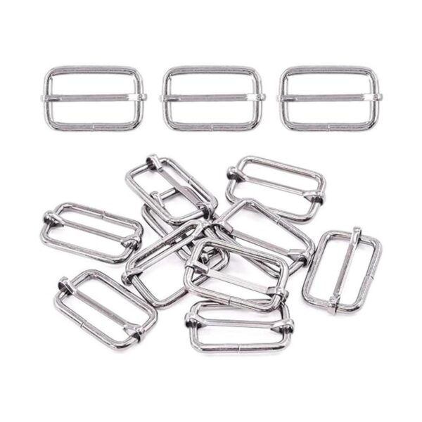 Swpeet 60 anillos de metal plateado de 54 pulgadas a