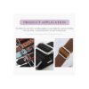 Swpeet 60 anillos de metal plateado de 54 pulgadas a