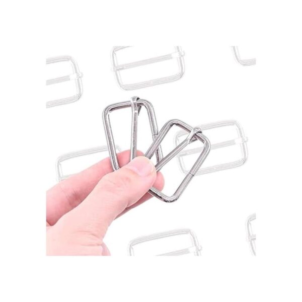 Swpeet 60 anillos de metal plateado de 54 pulgadas a