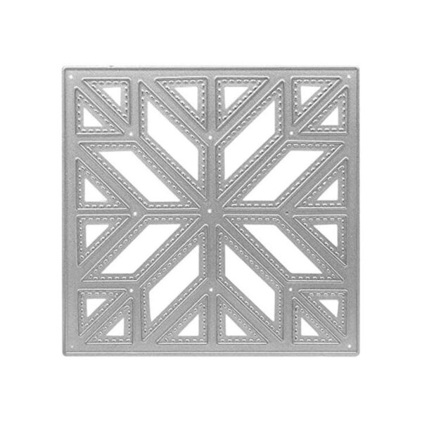 Troqueles de corte geométrico huecos de metal_1