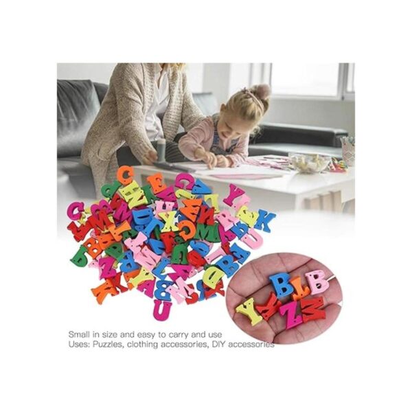 TOPINCN 300 letras de madera de colores surtidos letras