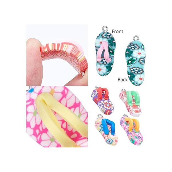 SUNNYCLUE 1 caja de 50 dijes de arcilla para chancletas