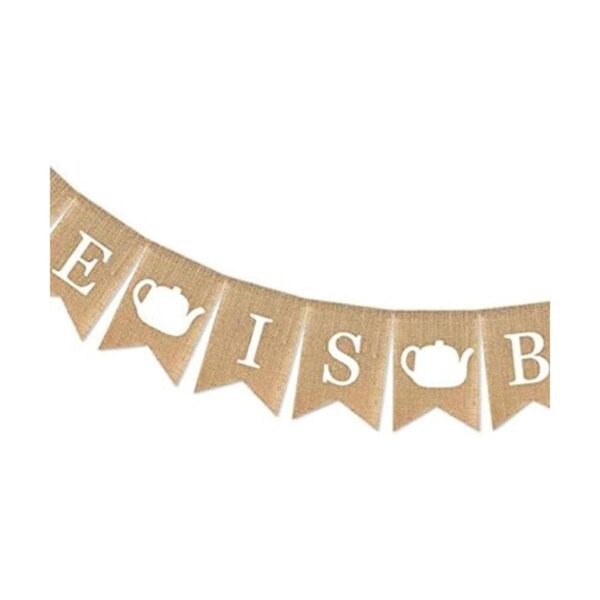 SWYOUN Burlap Love is Brewing Banner té café temático bar_3