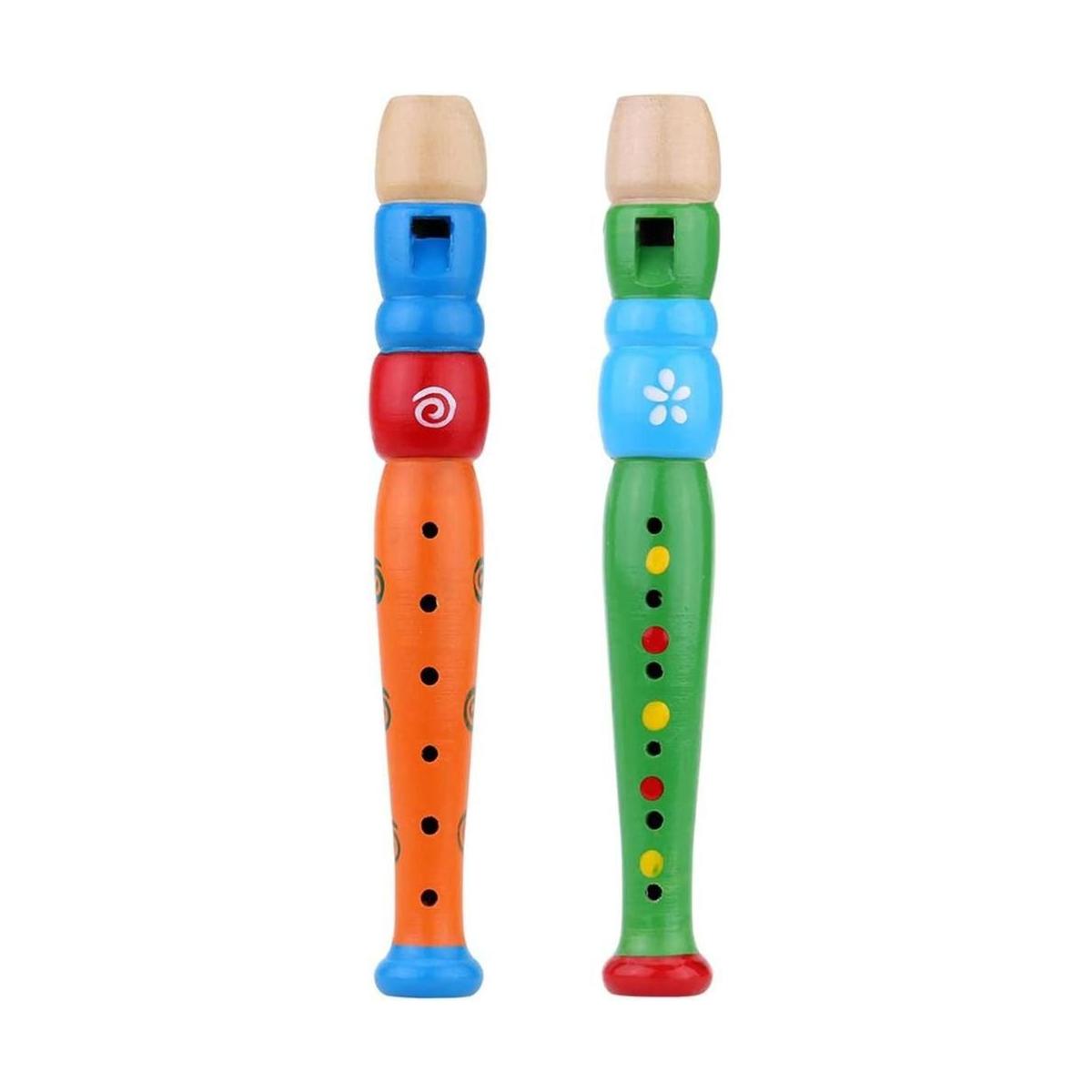 Tovip 2 piezas de madera para niños instrumento musical