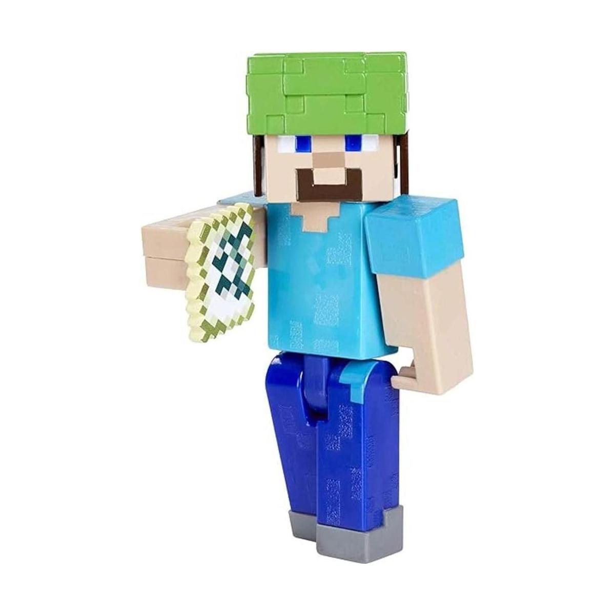 Minecraft Underwater Steve Figura coleccionable auténtica