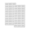 Juego de 2 moldes de resina de silicona FineGood Rune
