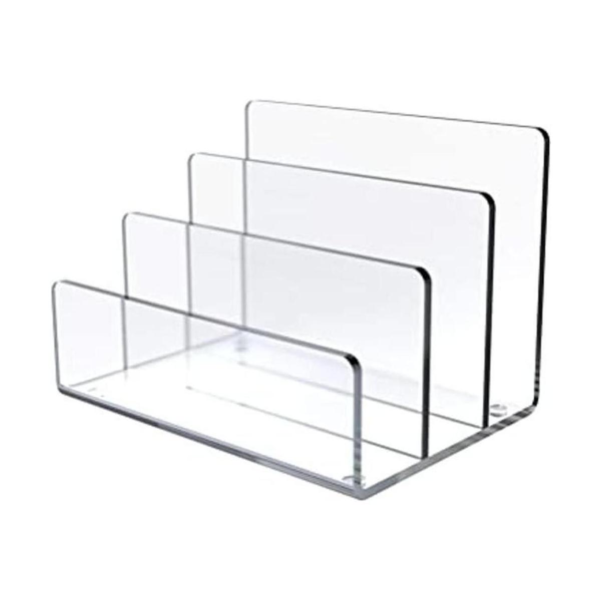 Jucoan Soporte de acrílico transparente organizador