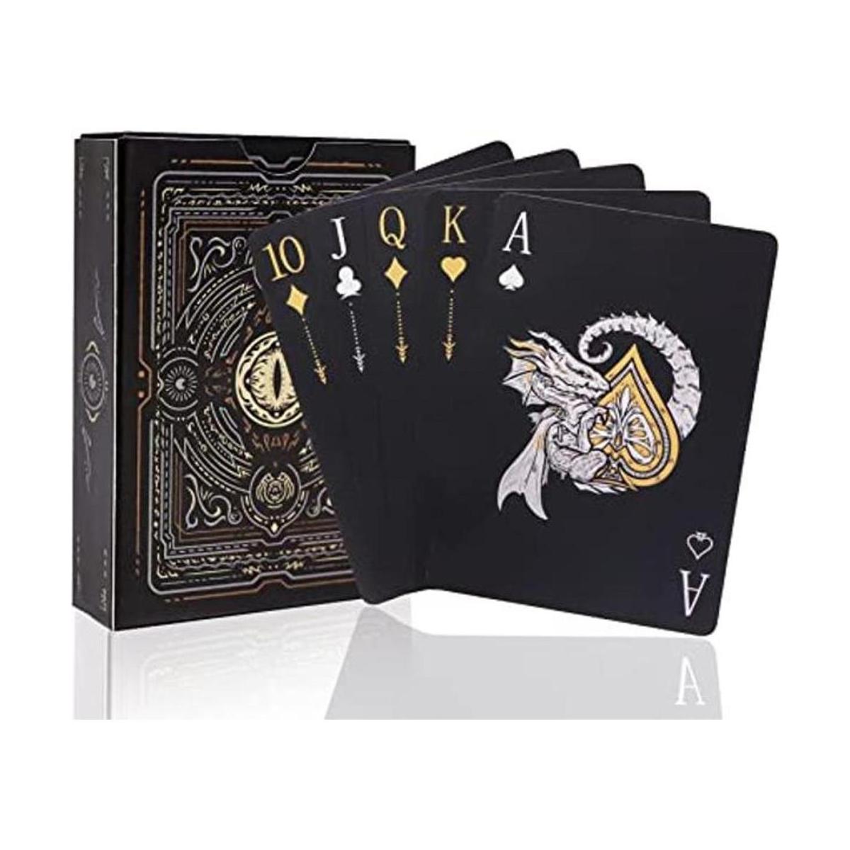 WJPC Barajar cartas de plástico impermeables fáciles de