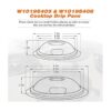 Kit de sartenes de goteo W10196405 W10196406 de Blutoget