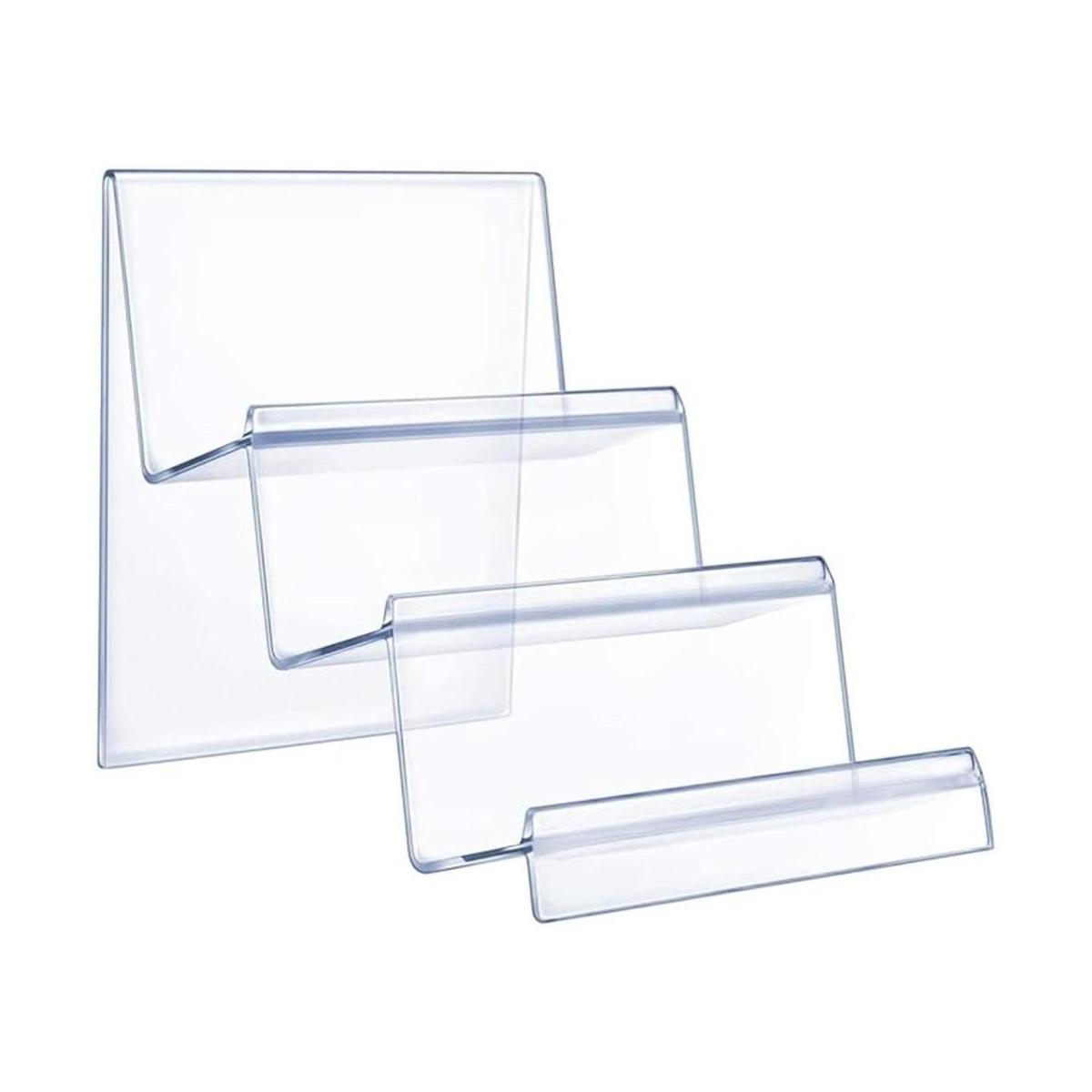 TOPBATHY 1 estante vertical acrílico de 3 niveles para