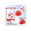 Juego de juego de baloncesto para niños y adultos con 20
