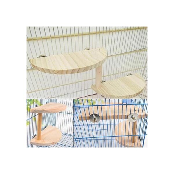 Kathson Hamster Plataforma de pie Rata de 2 niveles de