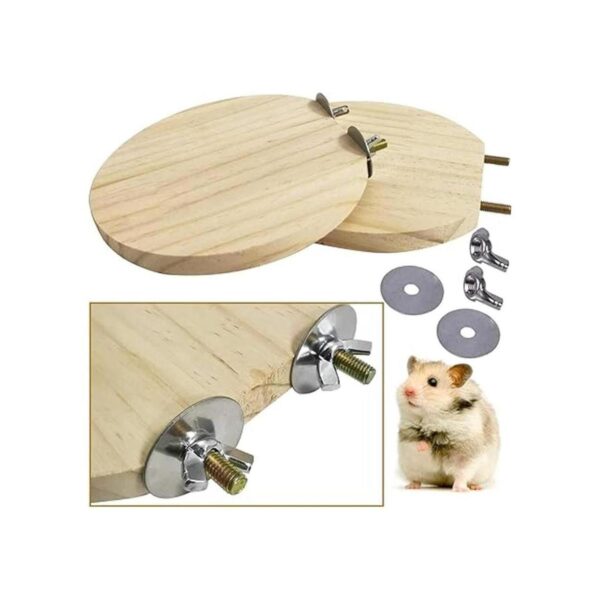 Kathson Hamster Plataforma de pie Rata de 2 niveles de