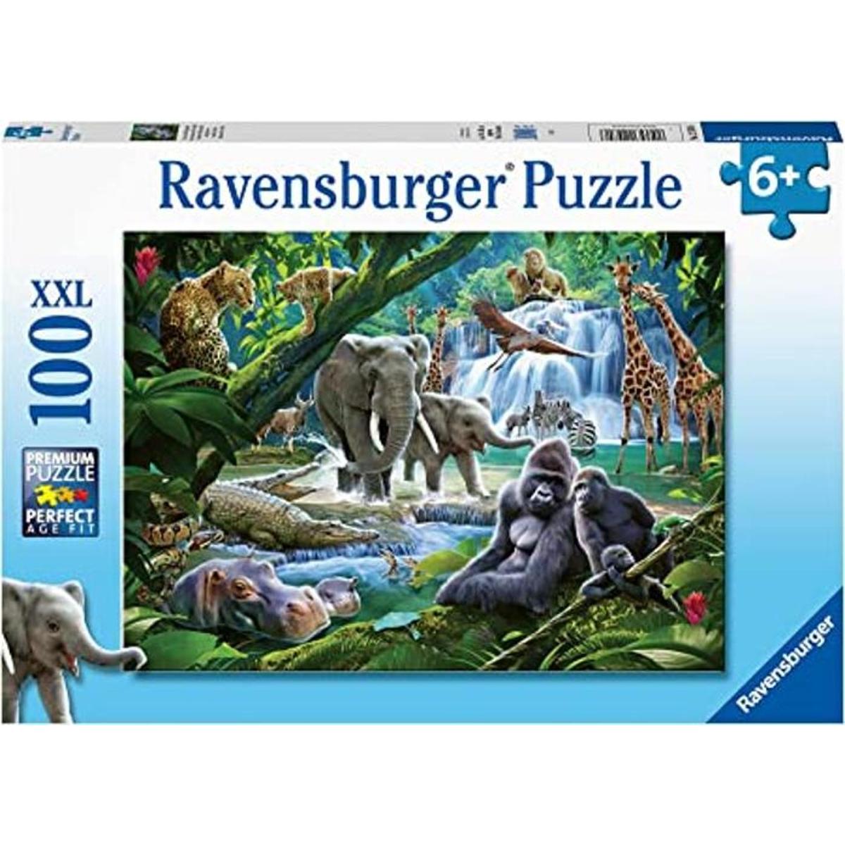 Ravensburger Jungle Animals 100 piezas rompecabezas para