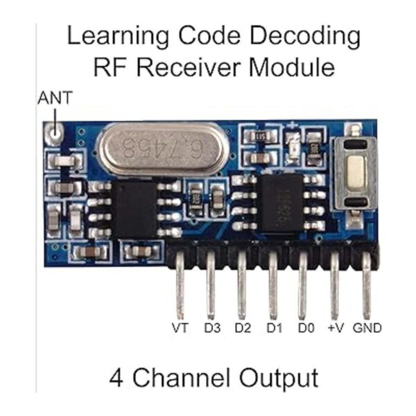 QIACHIP 3 juegos de 433 MHz RF transmisor y receptor_2