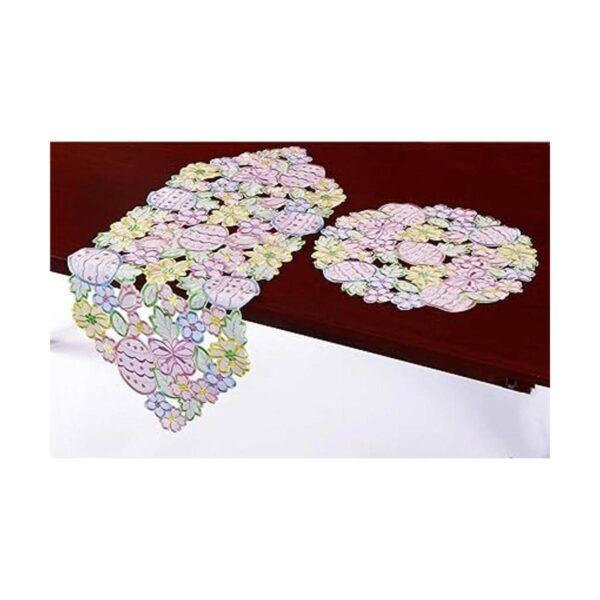 Juego de 4 manteles individuales florales de 14.0 in