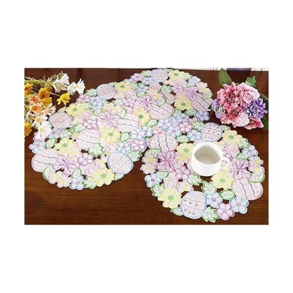Juego de 4 manteles individuales florales de 14.0 in