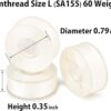 Simthread 25 hilos de bobina preenrollada blanca tamaño_3