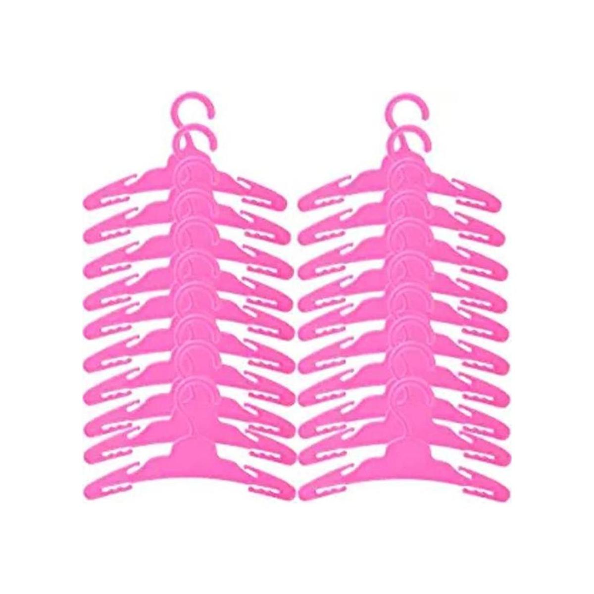 MSYO Paquete de 20 perchas para muñecas compatibles con