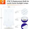 Lumenivo Bombilla de 27 W para lámparas de luz solar para_2