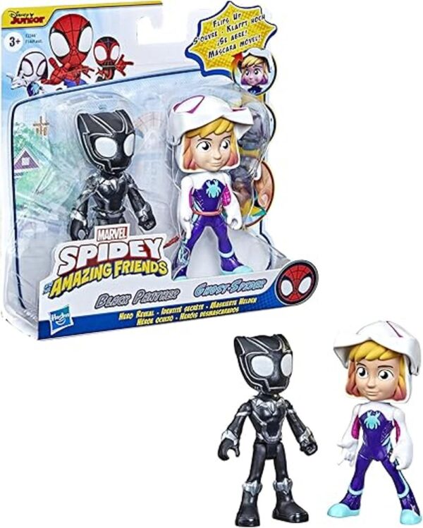 Spidey and His Amazing Friends Marvel Hero Reveal Paquete_3