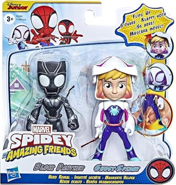 Spidey and His Amazing Friends Marvel Hero Reveal Paquete_4