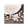 Kissitty 100 cuentas de perlas naturales de color concha