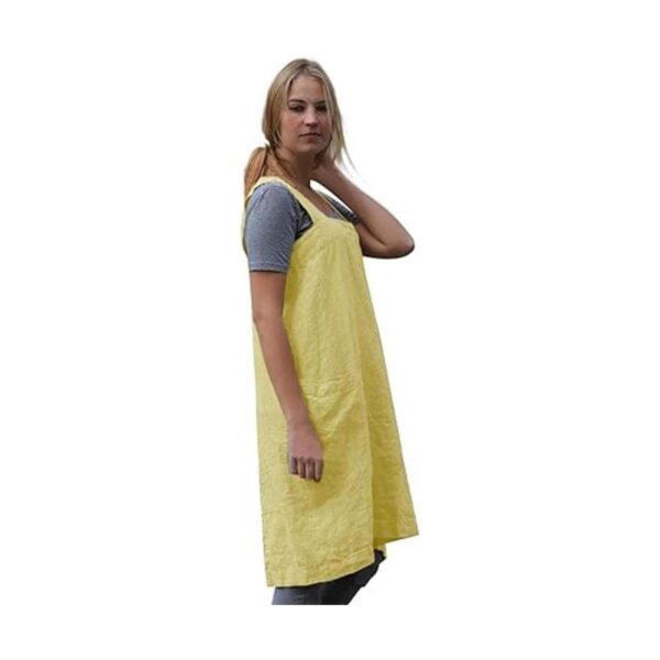 Pinafore Delantal cuadrado para mujer para cocinar_4