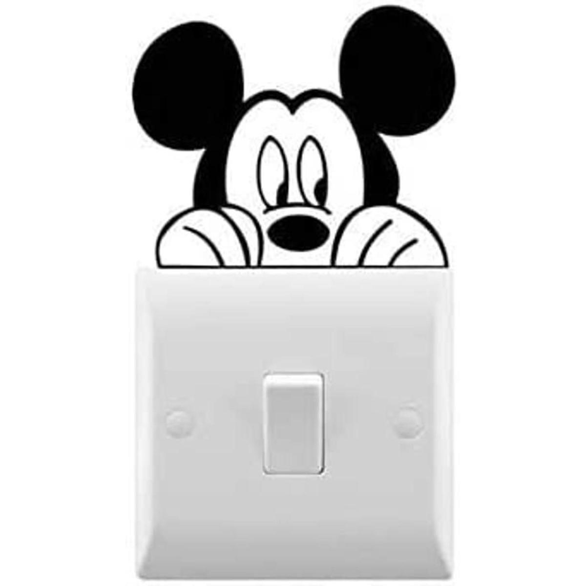 Pegatinas de vinilo para pared con diseño de Mickey Mouse