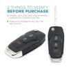 Keyless2Go Repuesto para llave de 3 botones para Ford_5