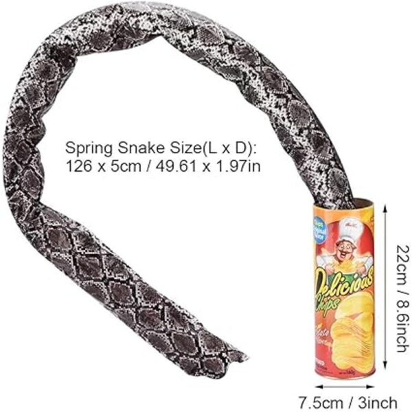 Miuion Serpiente de patata en una lata divertida broma de