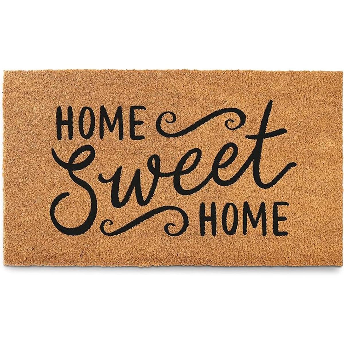 Home Sweet Home Tapete de bienvenida de 30 x 17 pulgadas
