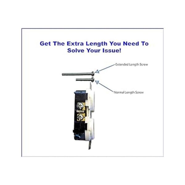Tornillos extra largos para tomas de corriente e_4