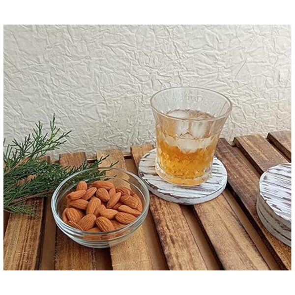 Mie Creations Posavasos rústicos de granja para bebidas_5