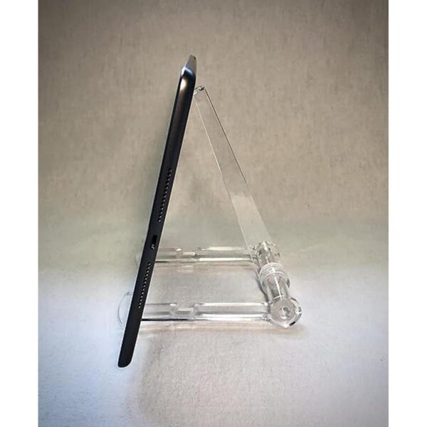 Plate caballete ajustable transparente con poste de 6.0