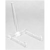 Plate caballete ajustable transparente con poste de 6.0