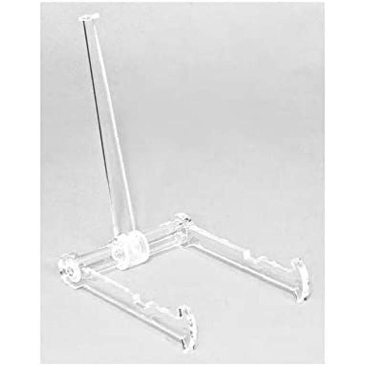 Plate caballete ajustable transparente con poste de 6.0