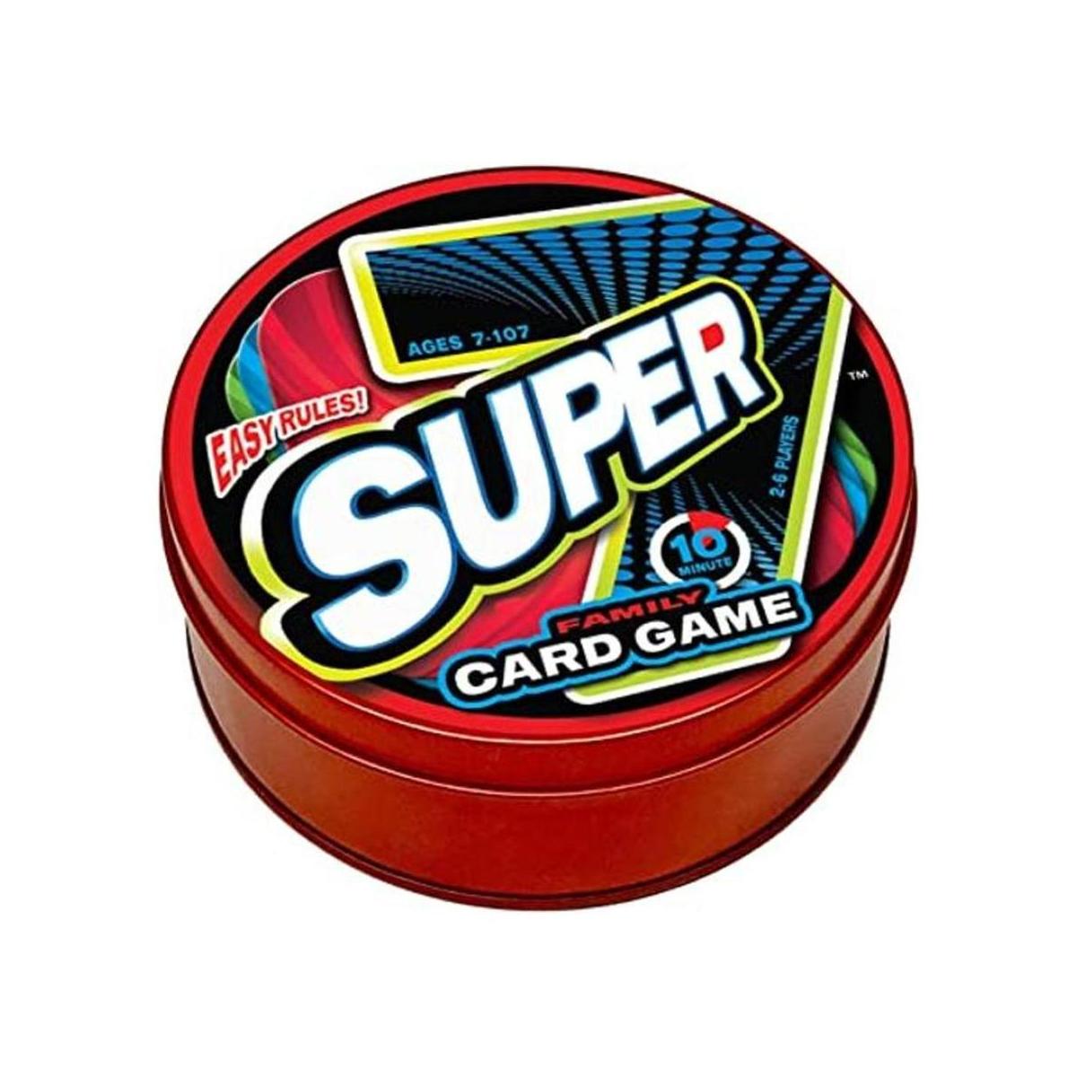 Juego de cartas familiares Super 7