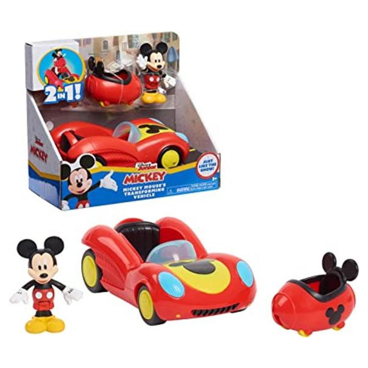 Just Play Vehículo transformador de Mickey Mouse de