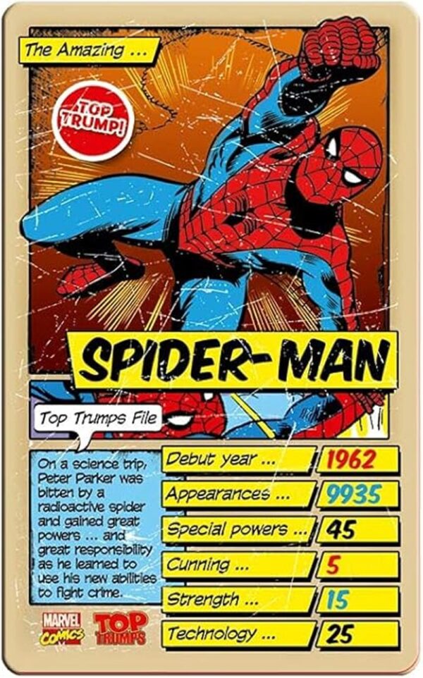 Marvel Comics Retro Top Trumps Juego de cartas especiales_5